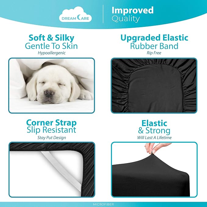 DREAMCARE Cal King Fitted Sheet Only - Image 6