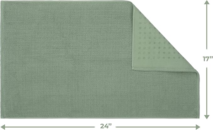 Cotton Paradise 100% Cotton Non Slip Bath Mats - Image 3