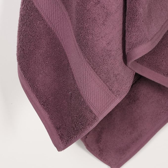 SUPERIOR Egyptian Cotton Pile Bath Towel Set of 2, Ultra Soft Luxury Towels - Image 6