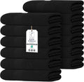 Commercial Bulk Pack of 12 Bath Towels – 100% Cotton Terry 24" x 48" – Ideal by TEXCRAFT