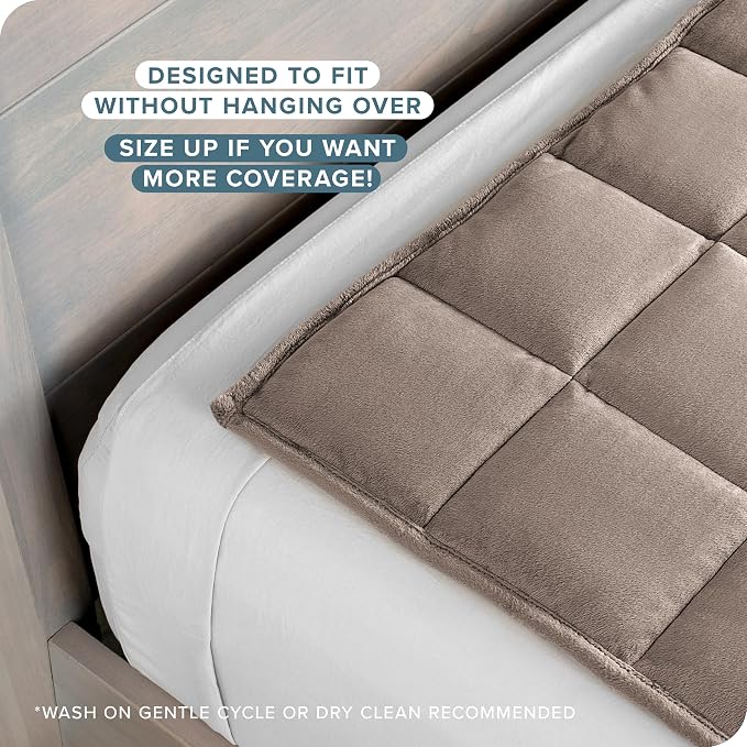 Bare Home Weighted Blanket Queen Size 17lb - Image 3
