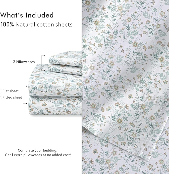 RUVANTI 4 Pcs Cotton Sheets - Image 4