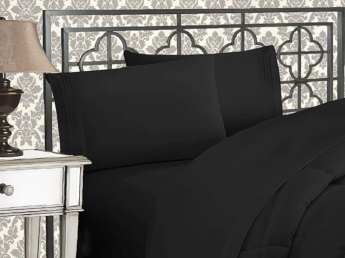 Elegant Comfort Luxurious 1500 Premium Hotel Quality Microfiber Three Line - Image 2