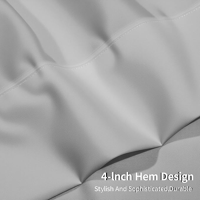HBHLFZ Twin Flat Sheets Only 2 Pack - Image 4