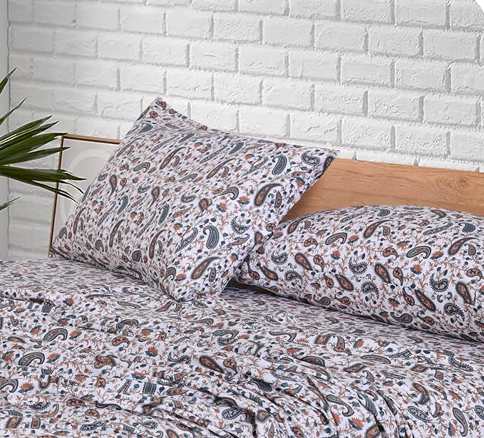 RUVANTI 100% Cotton Sheets – Queen Size Percale Bedding, Cooling & Breathable - Image 7