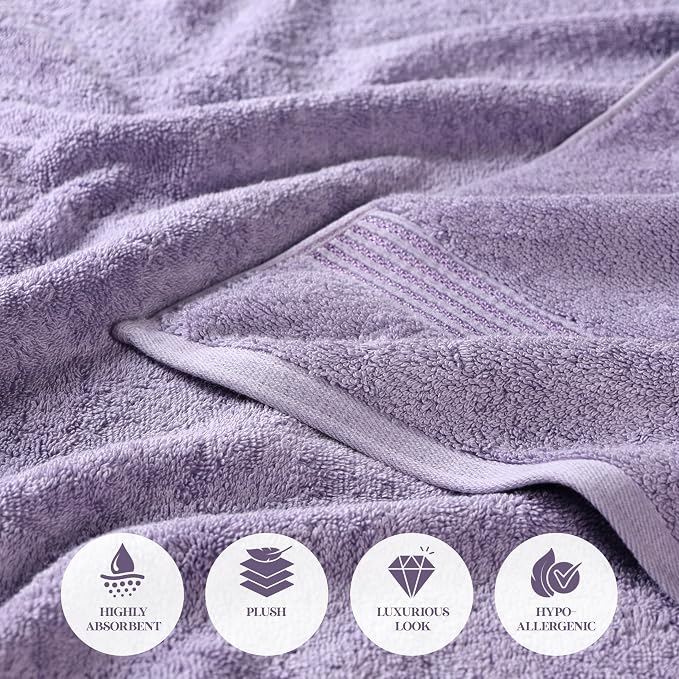 Superior Egyptian Cotton 4-Piece Bath Towel Set - Image 8