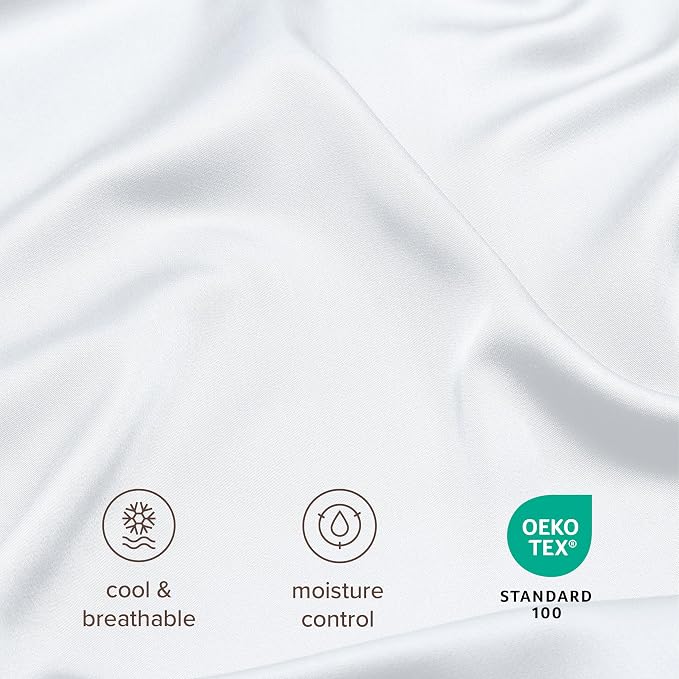 Bare Home 100% Rayon Made from Bamboo Luxury King Size Set of 2 Cooling - Image 4
