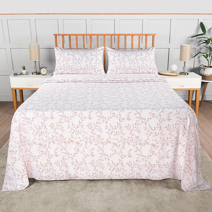 Utopia Bedding Queen Sheet Set, Soft Microfiber 4 Piece Bed Sheets - Image 3