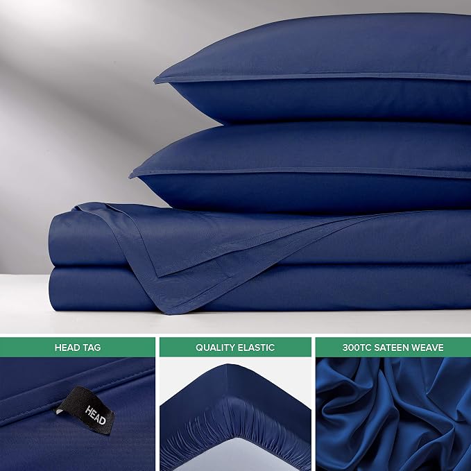 Pure Bamboo Full Sheets, Genuine 100% Organic Viscose Derived from Bamboo Bed - Image 6
