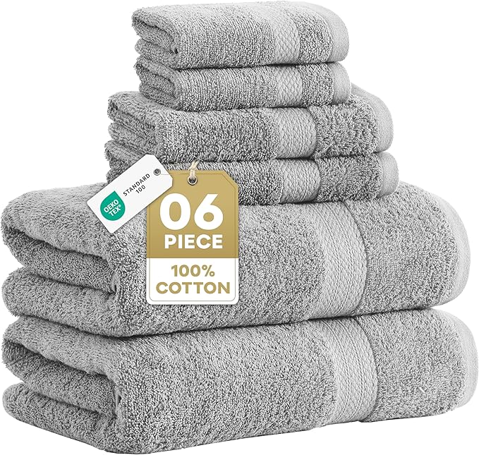 LANE LINEN 100% Cotton Turkish Towel Set by LaneLinen