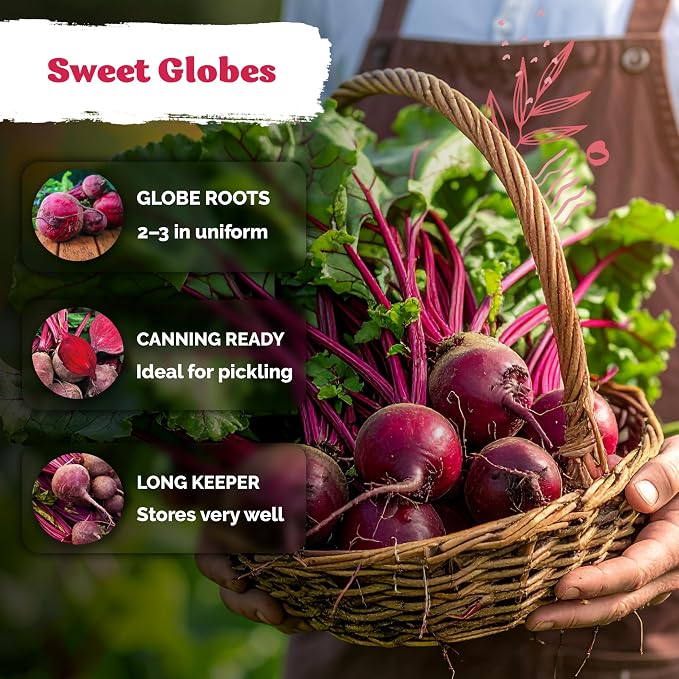 KVITER 600 Detroit Dark Red Beet Seeds - Image 4