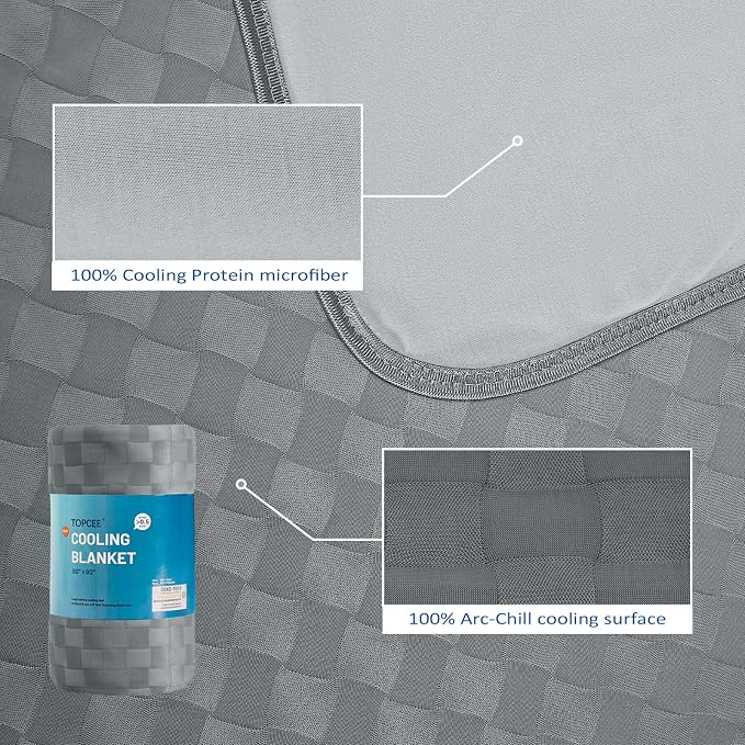 Topcee Cooling Blanket, Summer Cooling Blankets - Image 5