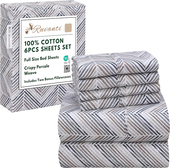 RUVANTI 6 Pcs Cotton Sheets - Image 8