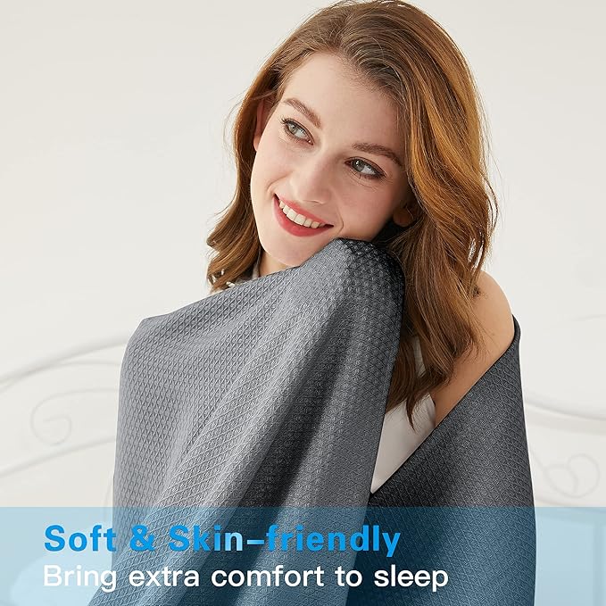 AmyHomie Cooling Blanket, 100% Rayon Derived from Bamboo, Cool Summer Blanket - Image 5
