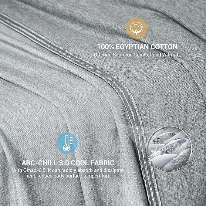 Elegear Revolutionary Cooling Blanket Twin, Absorbs Heat to Keep Body Cool - Image 4