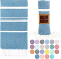 Beach Towel 100% Cotton Turkish Beach Towel Adult 38x70 Inch Pre-washed by NatureIsGift