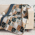 Exclusivo Mezcla 50"x 60" Quilted Throw Blanket- Microfiber Quilt Throw by ExclusivoMezcla
