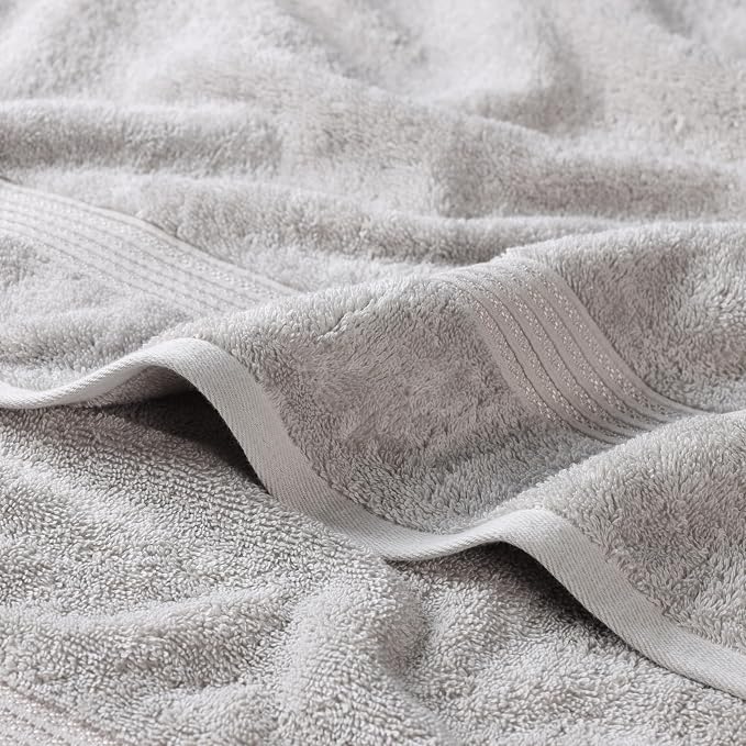 Superior Egyptian Cotton 2-Piece Bath Sheet Towel Set, Oversized Body Towels - Image 3