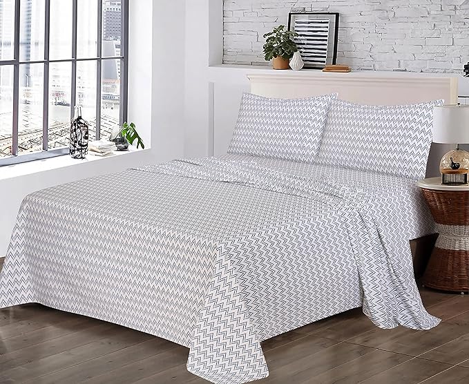 RUVANTI 100% Cotton Sheets – King Size Percale Bedding, Cooling & Breathable - Image 9