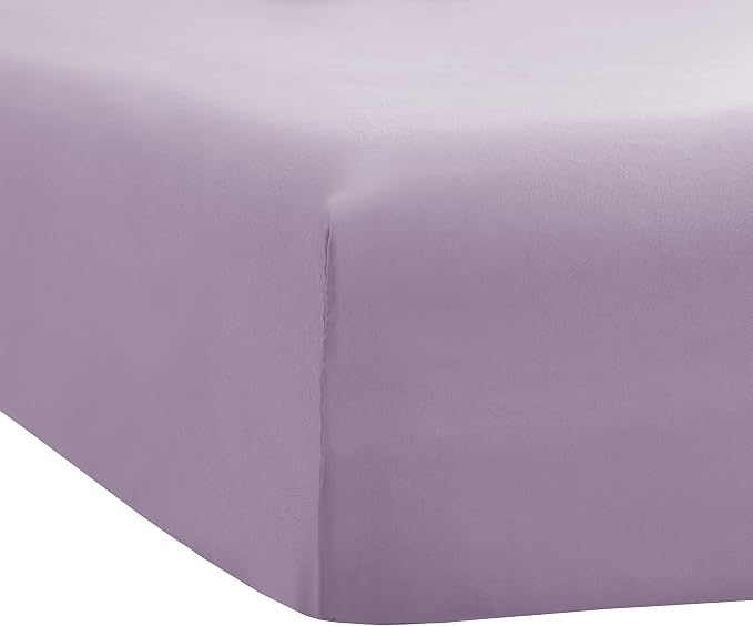 Sfoothome King Lavender Fitted Sheet Only, Wrinkle Free - Image 3