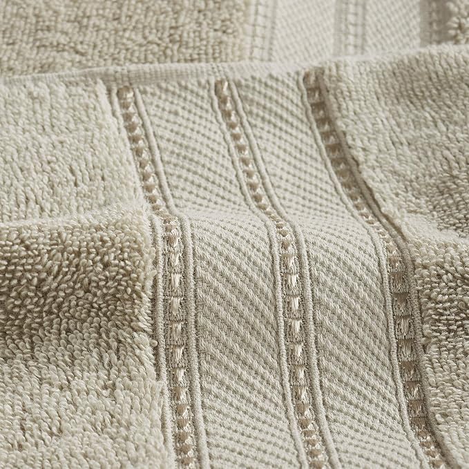 Modern Threads 4-Pack SpunLoft Bath Sheet Sand 35x66 - Image 6