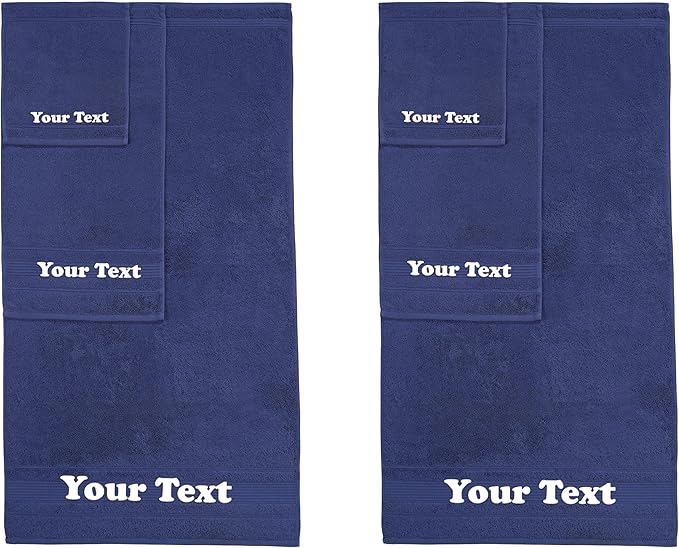 Personalize Your Towels with Custom Embroidery: Names, and Initials. Perfect by Ephesos