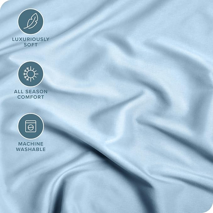 Bare Home Fitted Bottom Sheet King - Image 2