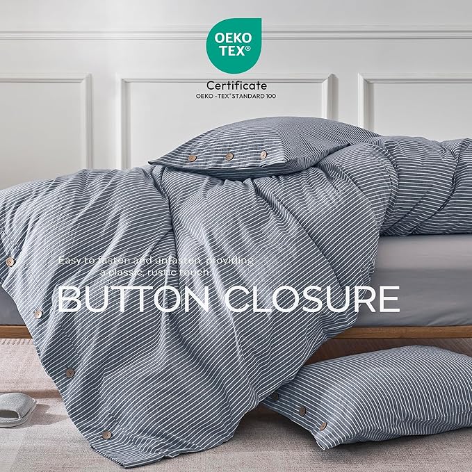 JELLYMONI Cotton Duvet Cover Queen Size - Image 5