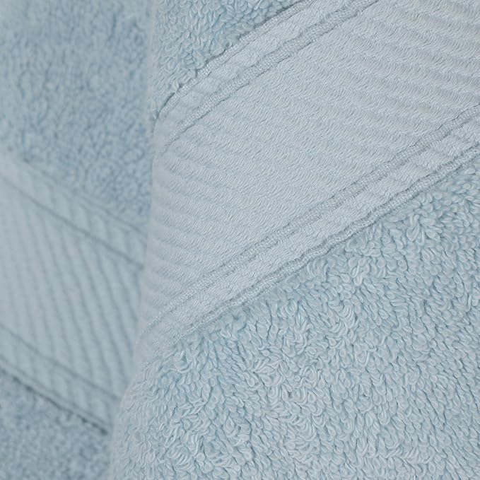 SUPERIOR Egyptian Cotton Pile Bath Towel Set of 2, Ultra Soft Luxury Towels - Image 3