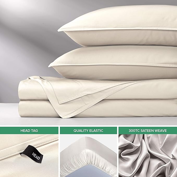 Pure Bamboo King Sheets, Genuine 100% Organic Viscose Derived from Bamboo Bed - Image 6