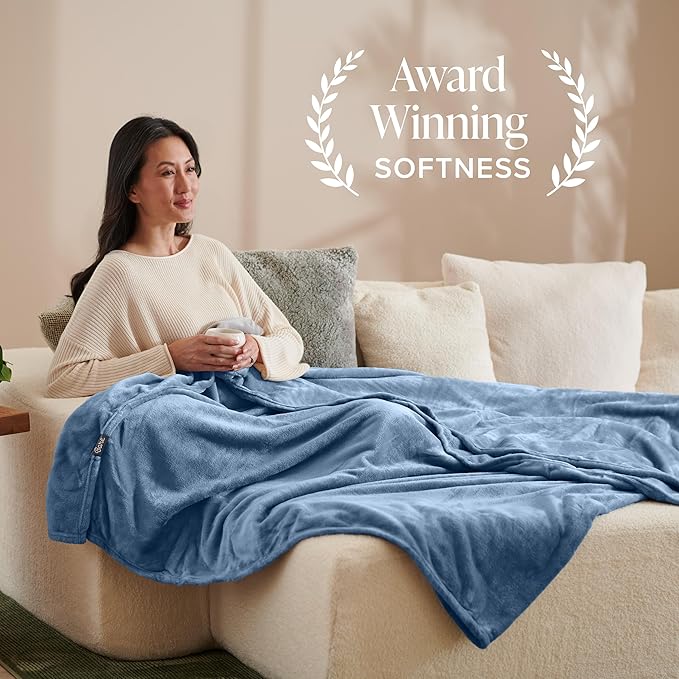 Bare Home Fleece Blanket - Image 2