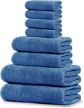 Tens Towels Pack of 8 Towels Set, 2 Extra Large Bath, 2 Hand, 4 Washcloths by TensTowels