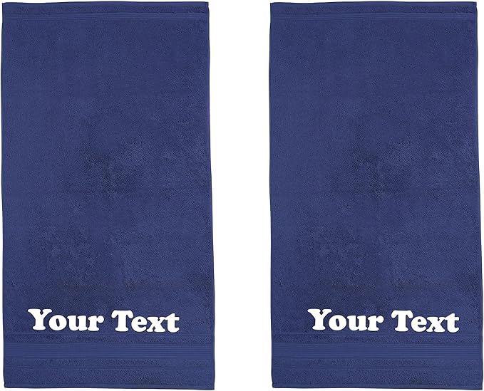 Personalize Your Towels with Custom Embroidery: Names, and Initials. Perfect by Ephesos