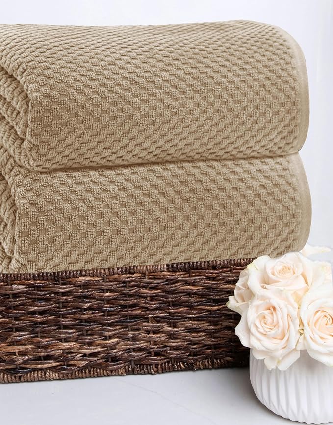 COTTON CRAFT Waffle Bath Sheets - Image 6