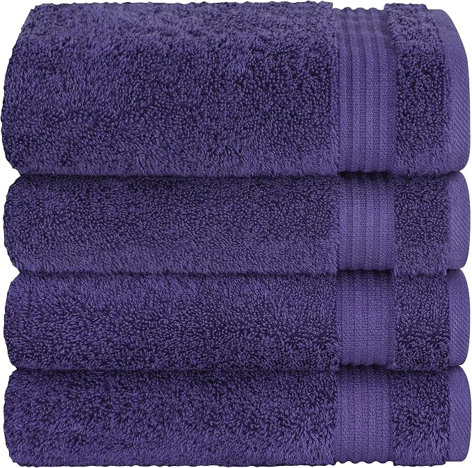 Cotton Paradise Hand Towels for Bathroom, 100% Cotton Turkish 4 Piece Hand - Image 5