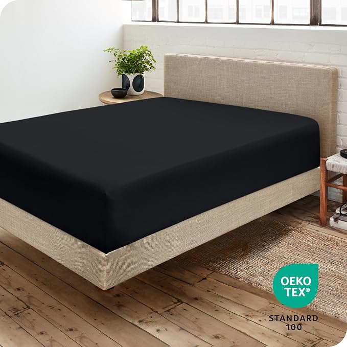 Bare Home Fitted Bottom Sheet Split Head Flex King Size - Image 5