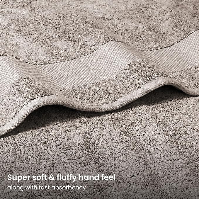 BIOWEAVES 100% Organic Cotton 700 GSM Plush Washcloths 13" x 13" GOTS Certified - Image 2