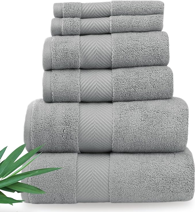 Alusa Home Ultra Soft & Plush Viscose from Bamboo Bath Towels by AlusaHome
