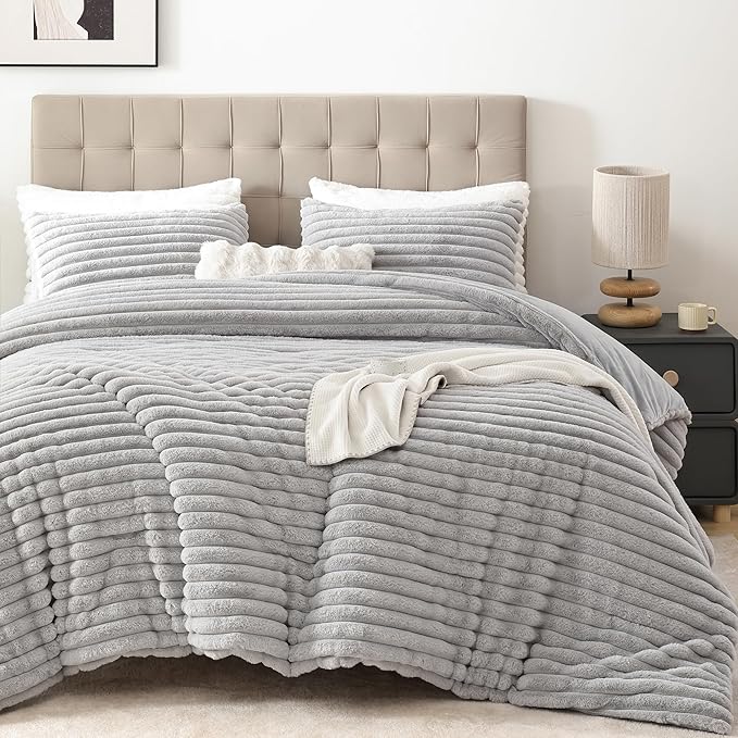 Smoofy Fluffy Twin Comforter Sets 2 Pieces by SMOOFY