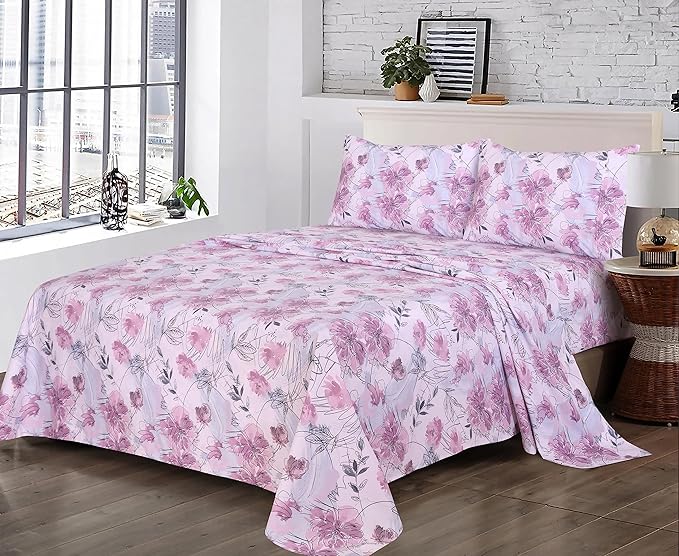 RUVANTI 100% Cotton Sheets – Queen Size Percale Bedding, Cooling & Breathable - Image 9