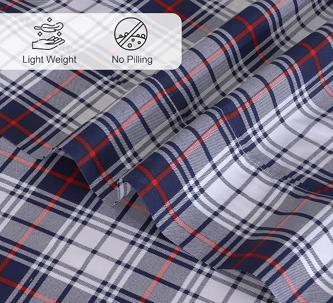 RUVANTI 100% Cotton Sheets – California King Percale Bedding, Cooling & - Image 4