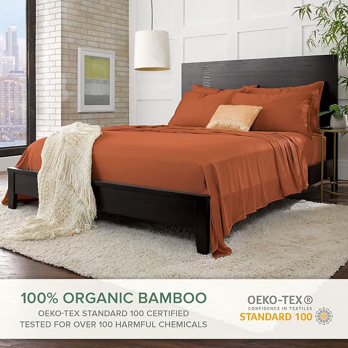 Queen Pillowcases by Pure Bamboo, Genuine 100% Organic Viscose Derived from - Image 3