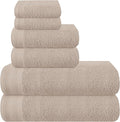 Ultra Soft 6 Pack Cotton Towel Set, Contains 2 Bath Towels 28x55 inch, 2 Hand by Unknown