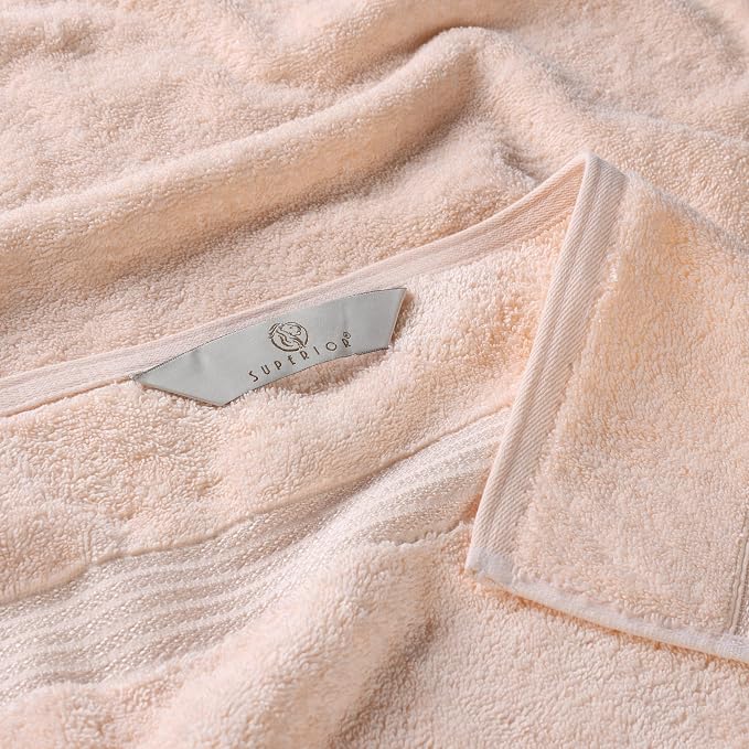 Superior Egyptian Cotton 8-Piece Towel Set, Guest Bath Decor Essentials - Image 5