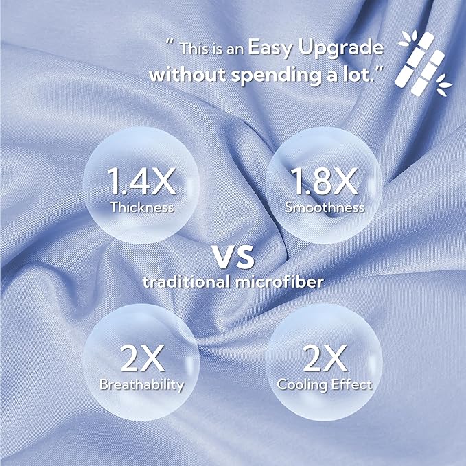 MR&HM Pillow Cases Standard Size, Cooling Pillow Case - Image 3