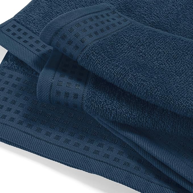 GLAMBURG Ultra Soft 3 Pack Cotton Towel Set, Contains a Bath Towel 28x55 inch - Image 2