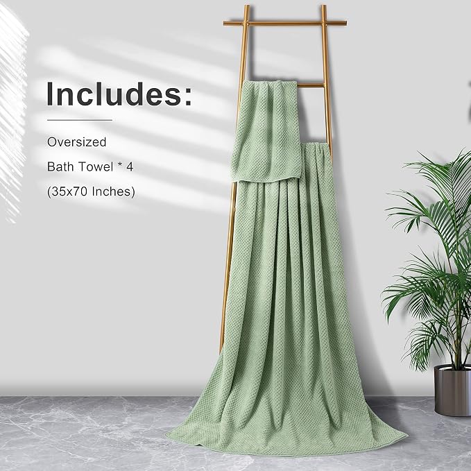 Extra Large Bath Towel Sheet Set 35x70 Inches - Image 6