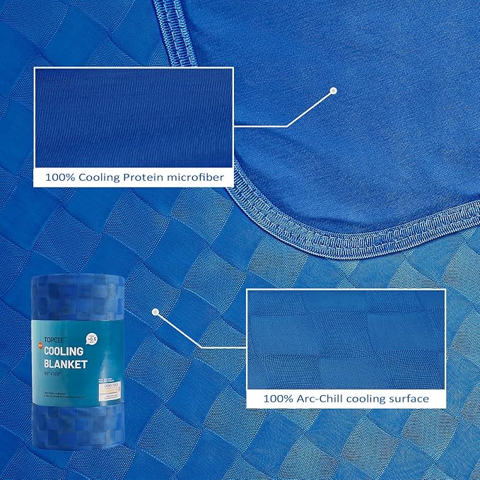 Topcee Cooling Blanket, Summer Cooling Blankets - Image 5
