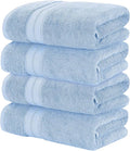 Modern Threads 4-Pack SpunLoft Bath Sheet White 35x68 by ModernThreads