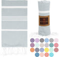Beach Towel 100% Cotton Turkish Beach Towel Adult 38x70 Inch Pre-washed by NatureIsGift